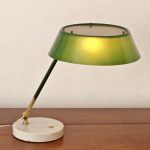 Stilux-table-lamp-perspex-brass-shade-1950